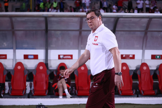 Jan Urban na meczu Malta - Polska