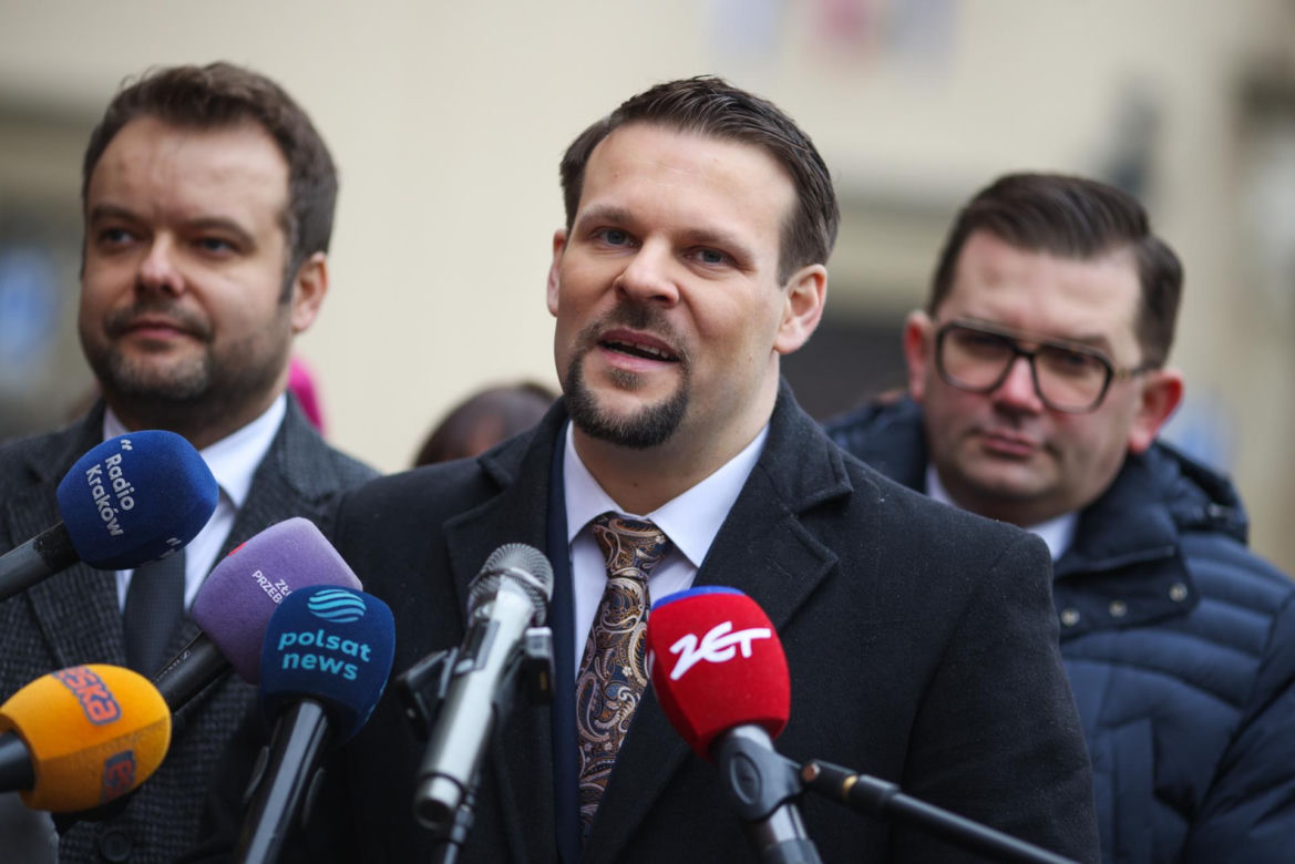 Kandydat PiS na prezydenta Krakowa Michał Drewnicki