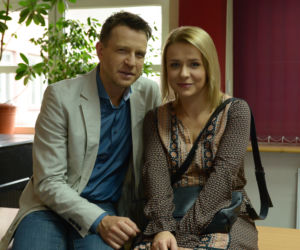 Pierwsza miłość. Marysia (Aneta Zając), Michał (Wojciech Błach)