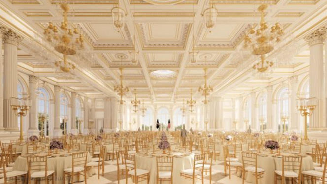 USA/ Media: sala balowa Trumpa będzie droższa, niż zapowiadano, a część kosztów pokryją podatnicy