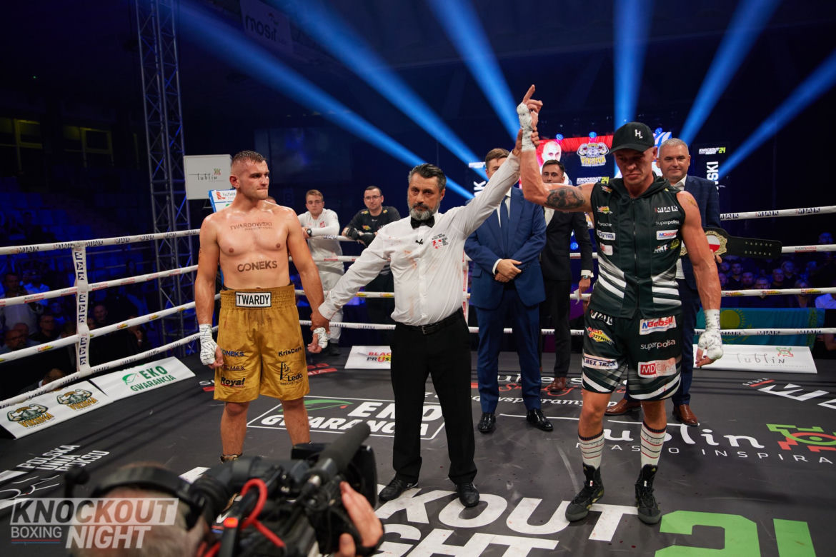 Michał Cieślak wygrał na Knockout Boxing Night 24
