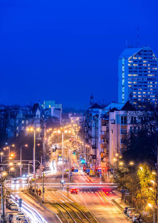 Wrocław po zmierzchu