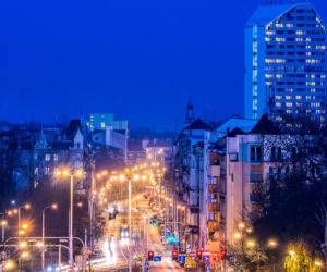Wrocław po zmierzchu
