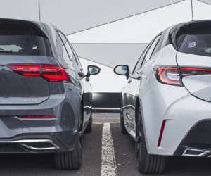Toyota Corolla GR Sport 2.0 Hybrid Dynamic Force 184 KM e-CVT vs. Volkswagen Golf 8 1.5 eTSI 150 KM Style DSG7