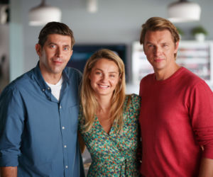 Przyjaciółki 18 odc. 212. Inga (Małgorzata Socha), Andrzej (Adam Adamonis), Robert (Krzysztof Wieszczek)