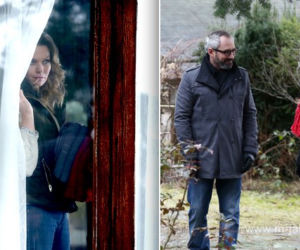 	M jak miłość odc. 1134. Adam Werner (Jacek Kopczyński), Anna (Tamara Arciuch), Ola Makowska (Anna Mrozowska)