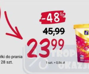 Kapsułki do prania tkanin kolorowych 4w1, Persil – 23,99 zł/28 szt. 