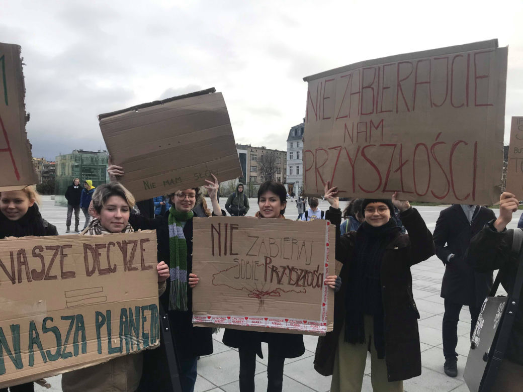 Manifestacja w obronie klimatu
