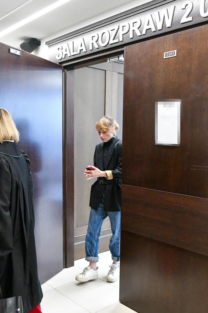 Roma Gąsiorowska w sądzie
