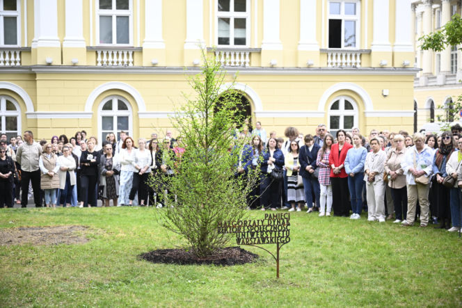 Rocznica masakry na UW. Uczcili pamięć pani Małgorzaty