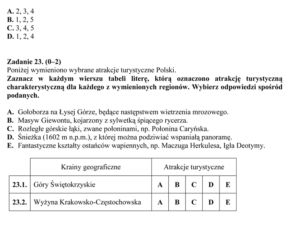 EGZAMIN GIMNAZJALNY 2014 PRZYRODA, BIOLOGIA, GEOGRAFIA: ARKUSZE OFICJALNE Z CKE + ODPOWIEDZI