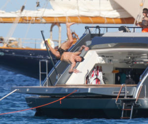 Zlatan Ibrahimović z rodziną na jachcie