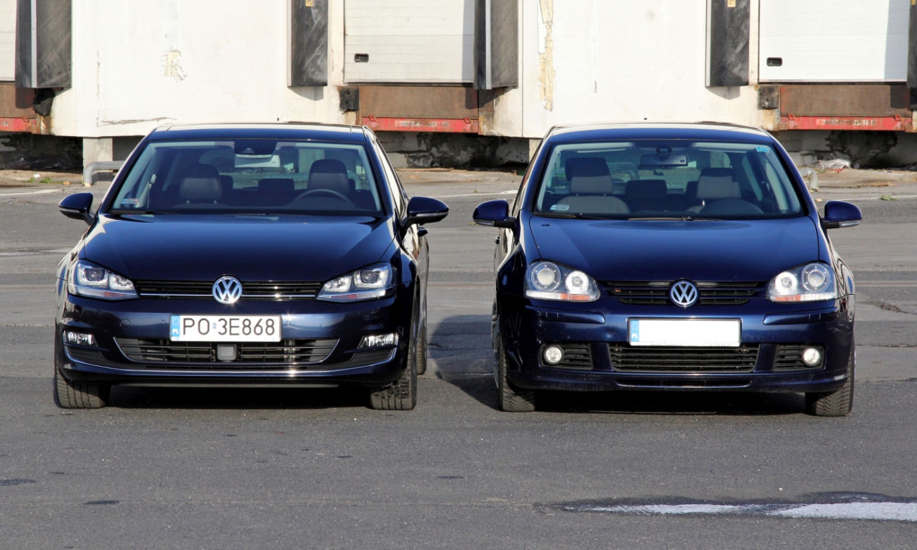Volkswagen Golf VII vs. Volkswagen Golf V