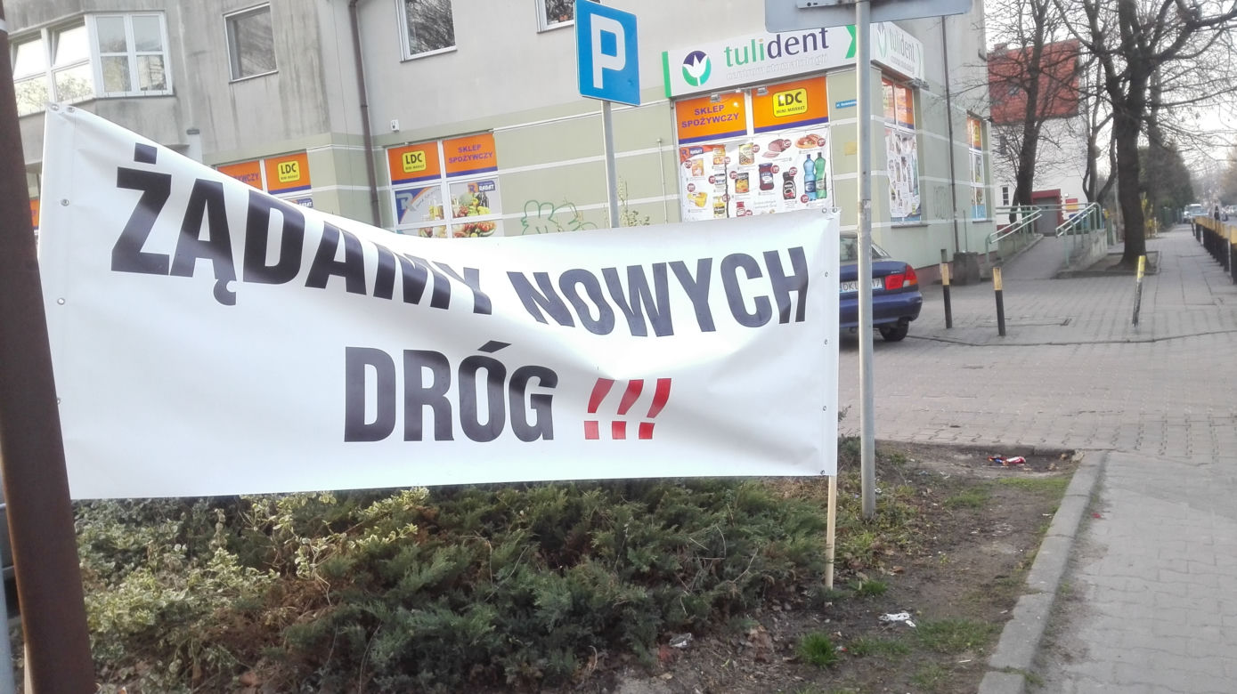 Blokada ulicy Mickiewicza