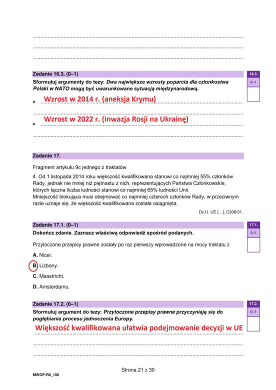 Matura 2025: WOS poziom rozszerzony 13.05.2025. Odpowiedzi, arkusze CKE [Formuła 2023]	