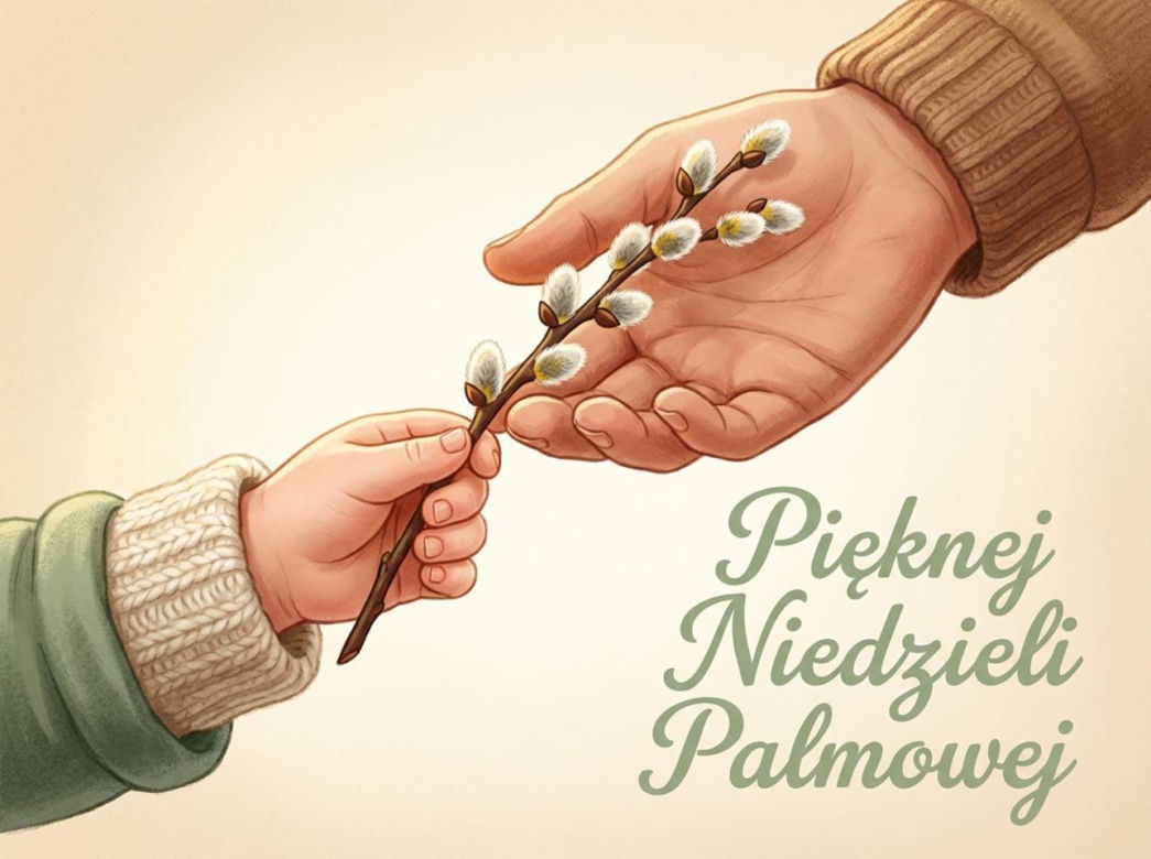 Kartka na Niedzielę Palmową