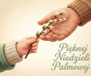 Kartka na Niedzielę Palmową