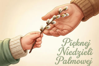 Kartka na Niedzielę Palmową