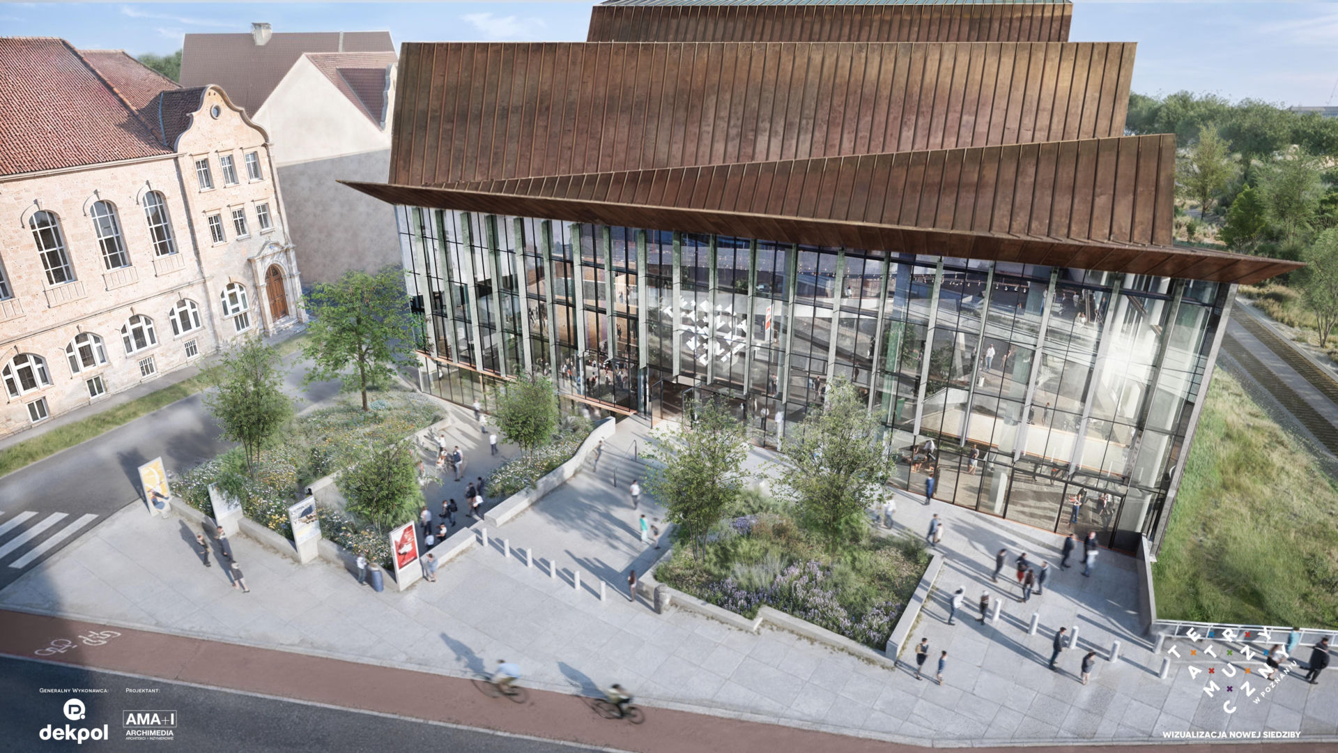 Wizualizacje nowej siedziby Teatru Muzycznego w Poznaniu