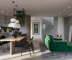 Vintage loft – projekt domu w Warszawie