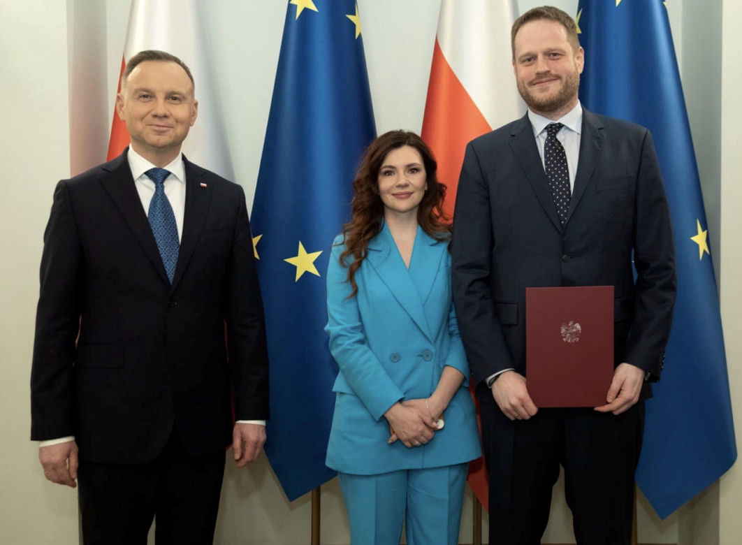  Janusz Cieszyński i Wanda Buk