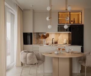 Soft minimalizm w gdyńskim apartamencie - projekt Agata Piltz