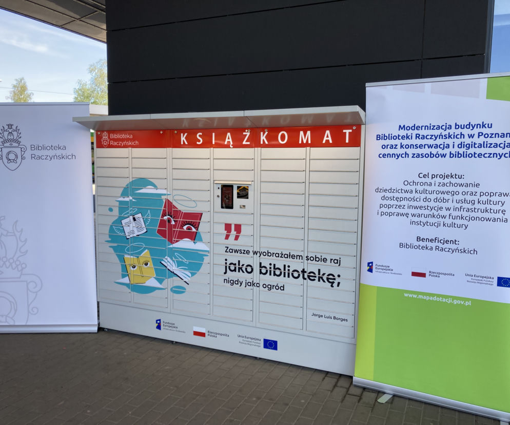 Poznańskie książkomaty już dostępne dla mieszkańców!