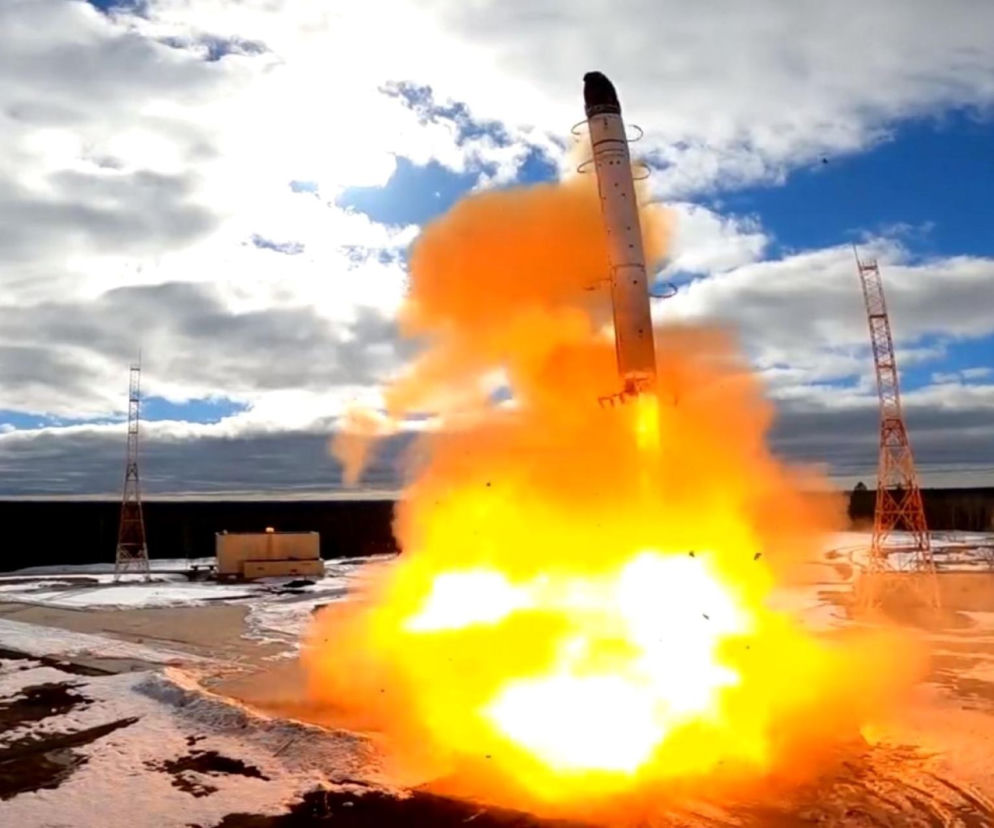 Start rakiety RS-28 Sarmat