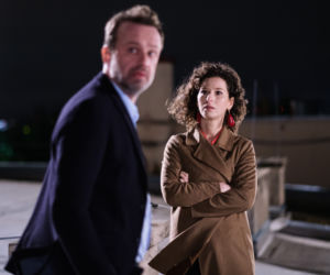 Na Wspólnej odc. 3331.  Krzysztof Smolny (Łukasz Konopka), Łucja/ Lara Cedro (Julia Wyszyńska)