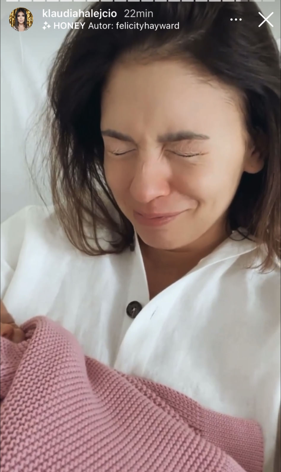 Klaudia Halejcio urodziła