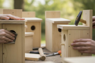 Włodzimierz Czarzasty buduje budki lęgowe. Co zdradził dzieciom marszałek Sejmu?