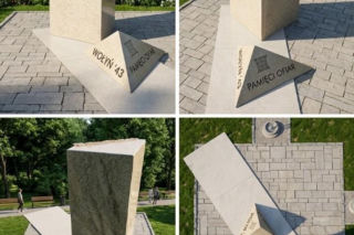 Wizualizacja Pomnika Wołyńskiego