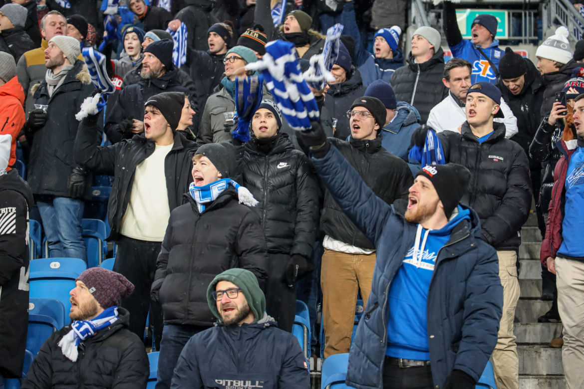Tak bawili się kibice na meczu Lech Poznań - Djurgardens