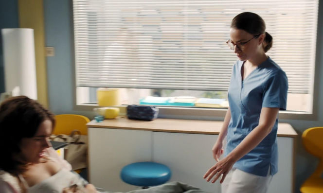 M jak miłość odc. 1907. Pielęgniarka, Franka (Dominika Kachlik)