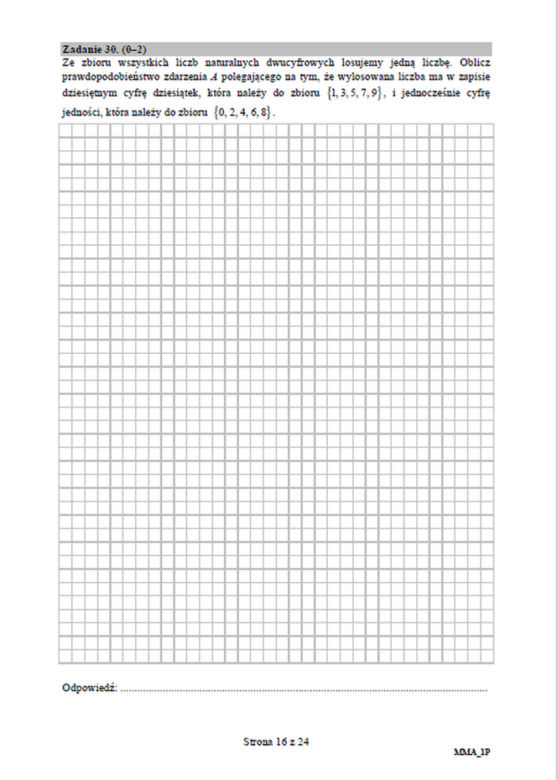 Matura poprawkowa 2019 - MATEMATYKA [ARKUSZE CKE, ZADANIA, ODPOWIEDZI]