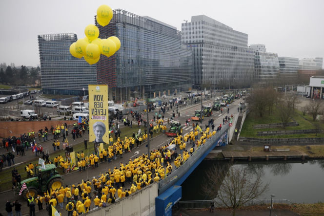 Rolnicy z całej Europy protestują w Strasburgu