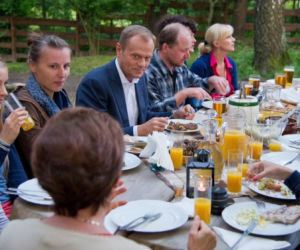Donald Tusk w Bieszczadach