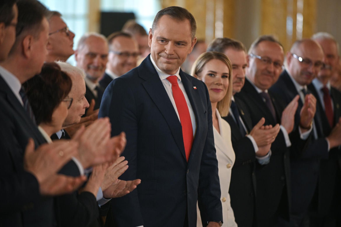 Karol Nawrocki na Zamku Królewskim 