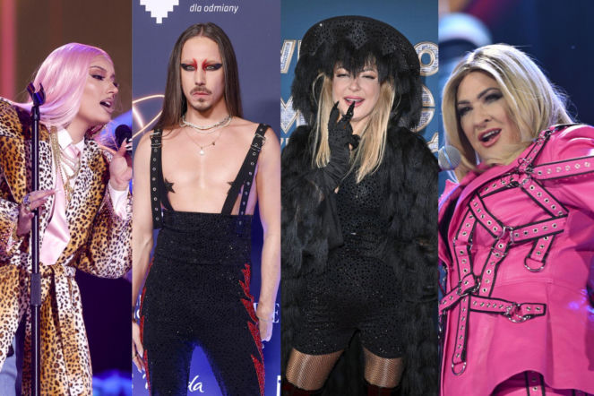 Sylwestrowa przesada w pełnej krasie – gdy Barbie, wielki ptak i czarna wdowa wjechały za mocno. Przegląd najgorszych stylizacji z TVP i Polsatu