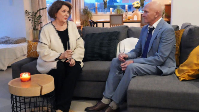 Barwy szczęścia odc. 3360. Józefina Rawiczowa (Elżbieta Jarosik), Tolek Koszyk (Marek Siudym)