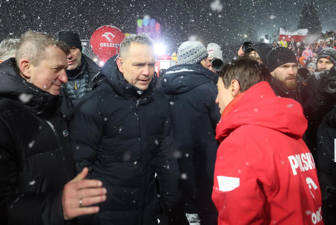 Prezydent Karol Nawrocki spotkał się z Kamilem Stochem