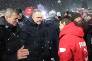 Prezydent Karol Nawrocki spotkał się z Kamilem Stochem