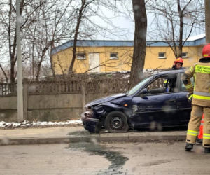 Wypadek na ul. Nałkowskiej na granicy Bytomia i Radzionkowa