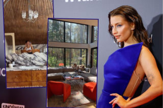 Leśny domek Julii Wieniawy ocieka luksusem! Niedawno się wprowadziła, a już planuje remont