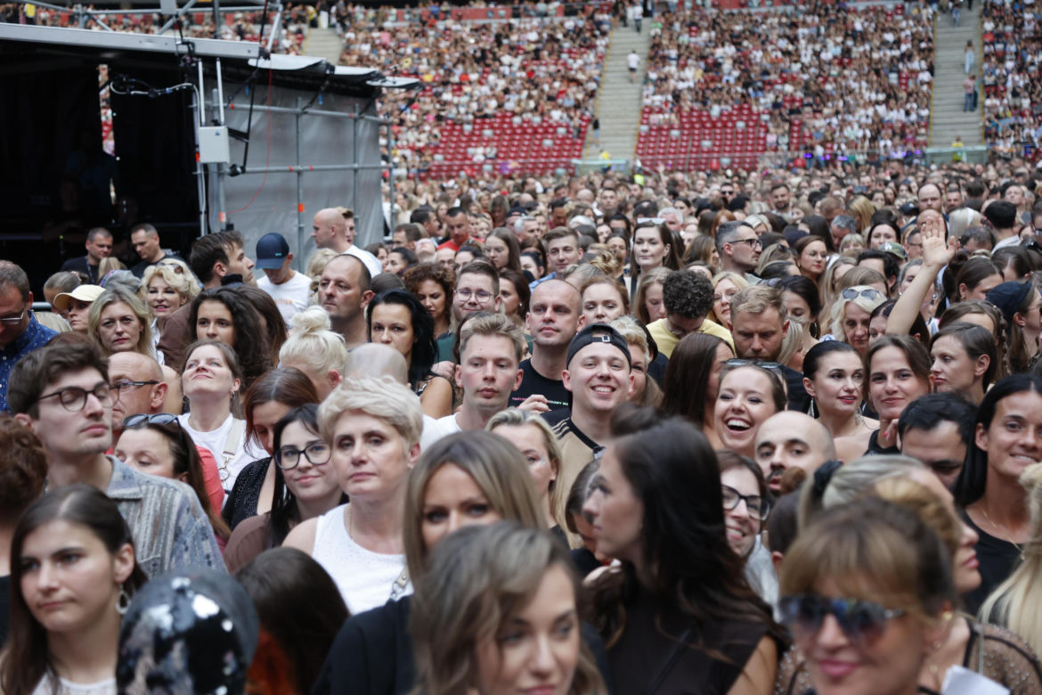 Koncert Jennifer Lopez w Warszawie (25.07.2025) - część druga. Organizatorem koncertu jest Prestige MJM