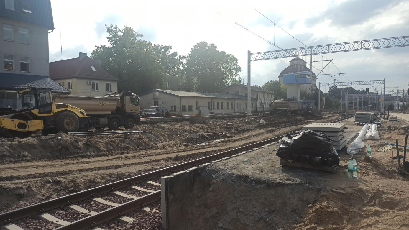 Dworzec Główny - postępy przy budowie