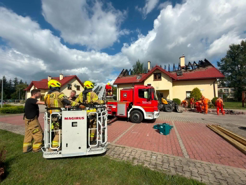Pożar w domu dziecka