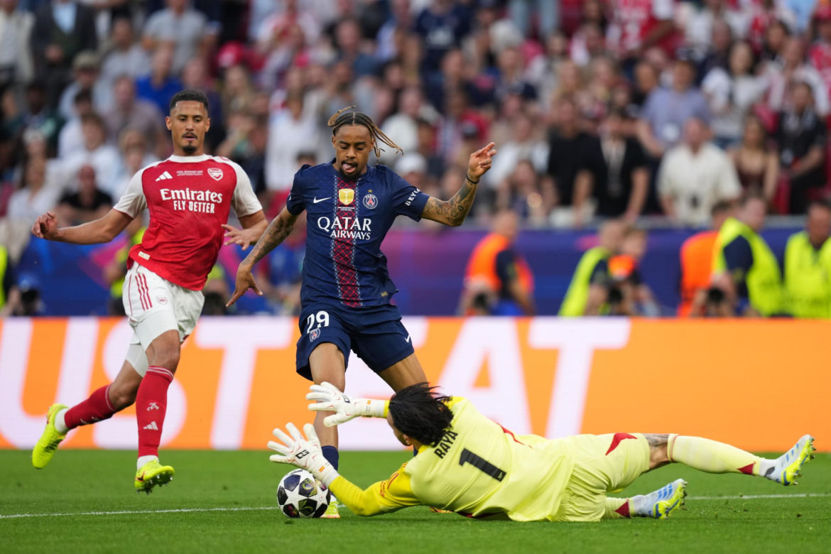Liga mistrzów. Mecz PSG - Arsenal