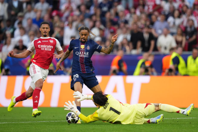 Liga mistrzów. Mecz PSG - Arsenal