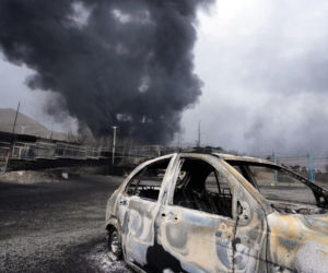 Czarny deszcz spadł w Iranie! Słońce zniknęło